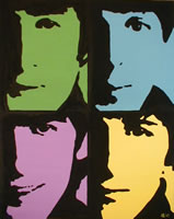 The Beatles A Hard Day's Night oil painting