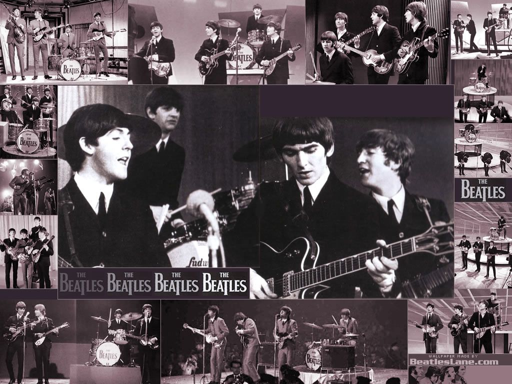 Featuring the Beatles on stage during their live performance years.